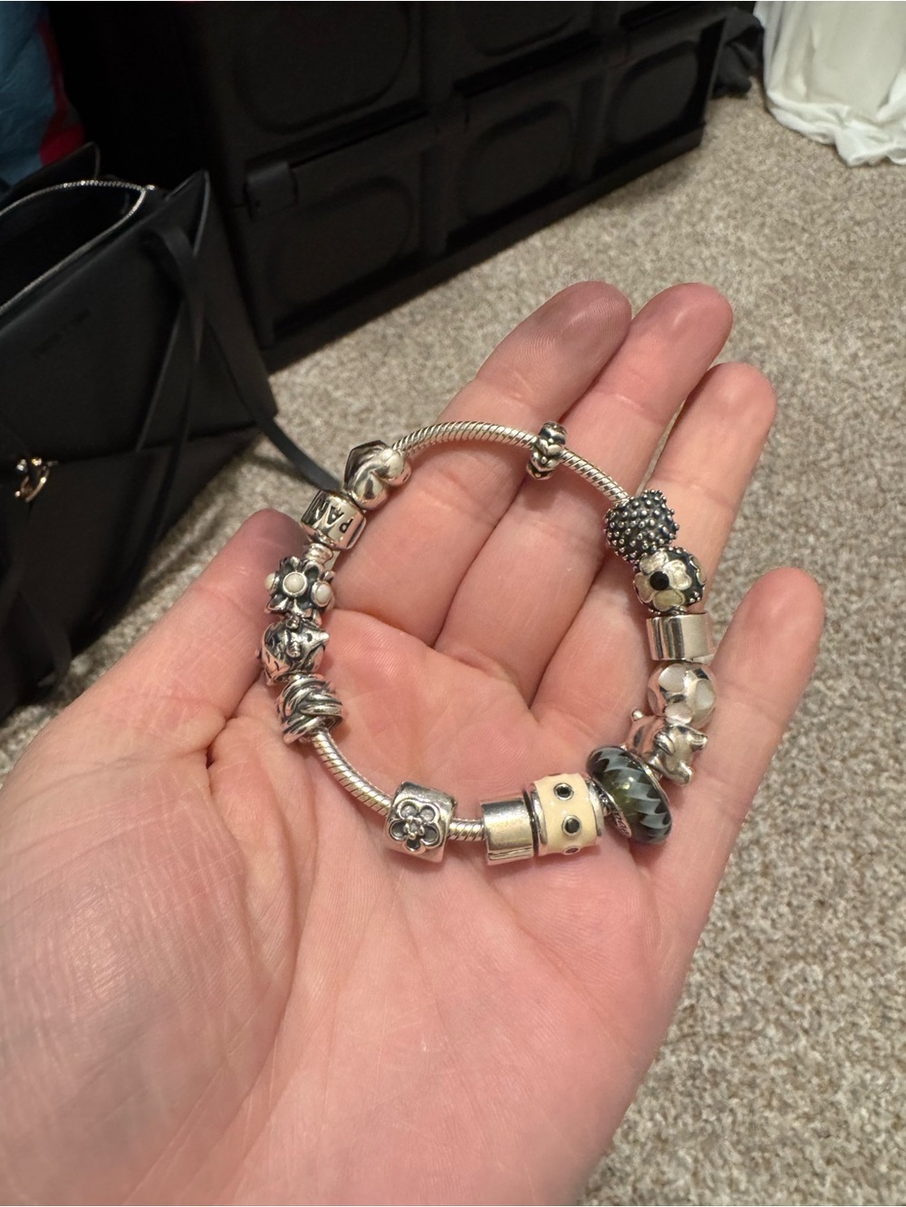 Pandora full charm bracelet